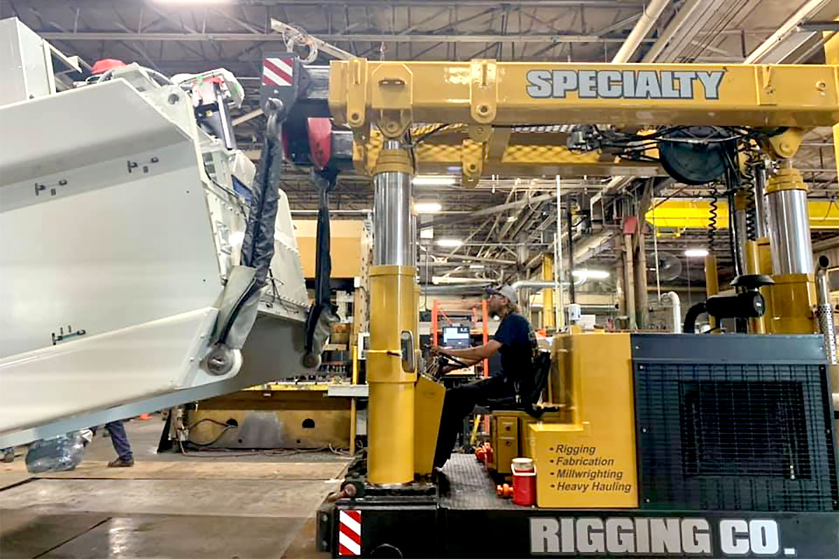 Relocating or Setting up a New Facility? Specialty Rigging Co. Does That